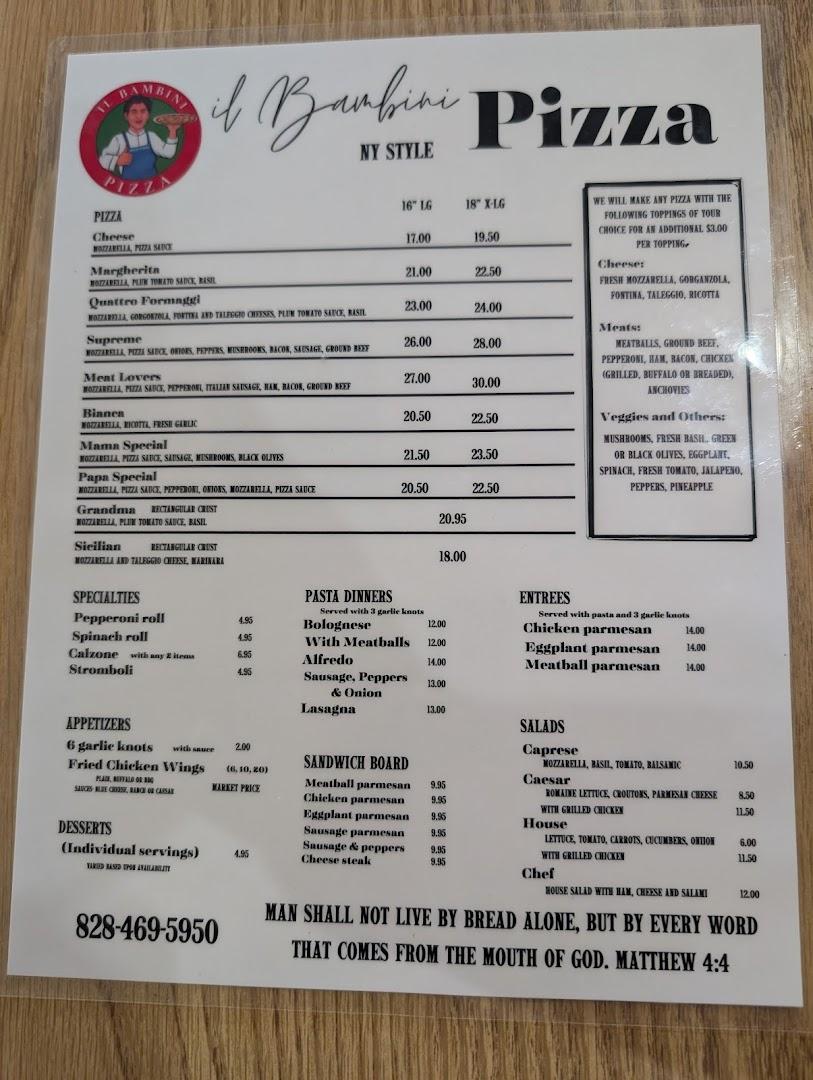 IL Bambini NY Style Pizza